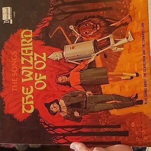 Disneyland Records--The Songs from The Wizard of Oz LP Vinyl 1969 Vintage